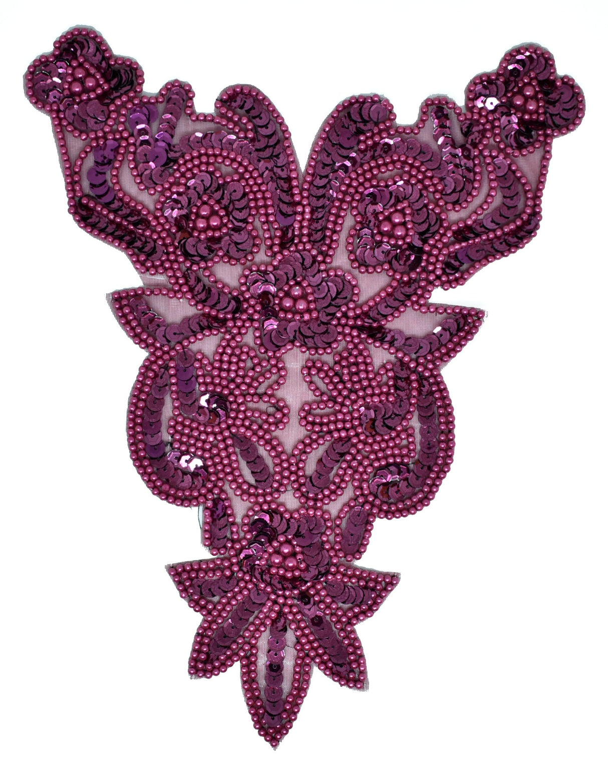 Sequins Beaded Applique 7.5 x 9.5
