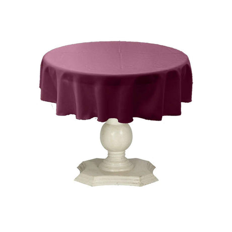 Dull Bridal Satin Fabric - Solid Color, 51" Round (1 Piece)