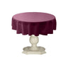 Tablecloth Dull Bridal Satin Fabric - Solid Color, 45" Round (1 Piece)