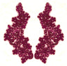 Beaded Floral Lace Applique