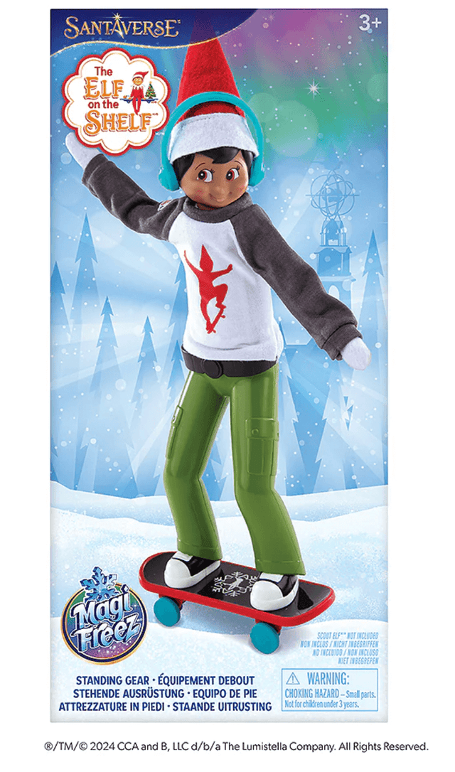 MagiFreez® Holly Jolly Ollie Skateboard Set
