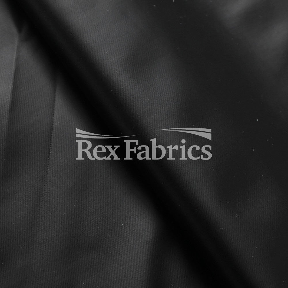 Magic Metallic Matte Lame Nylon Spandex Fabric - Black Solid, 58-60" Width (1 Yard)