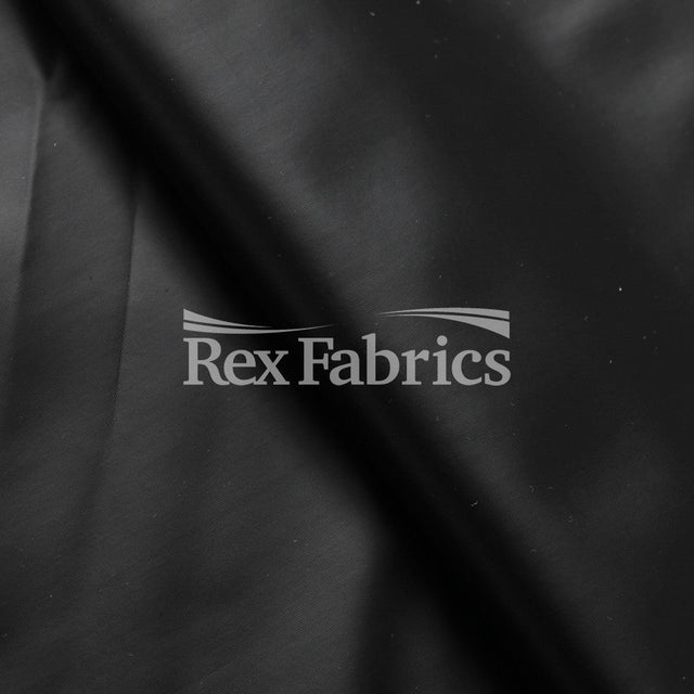 Magic Metallic Matte Lame Nylon Spandex Fabric - Black Solid, 58-60" Width (1 Yard)