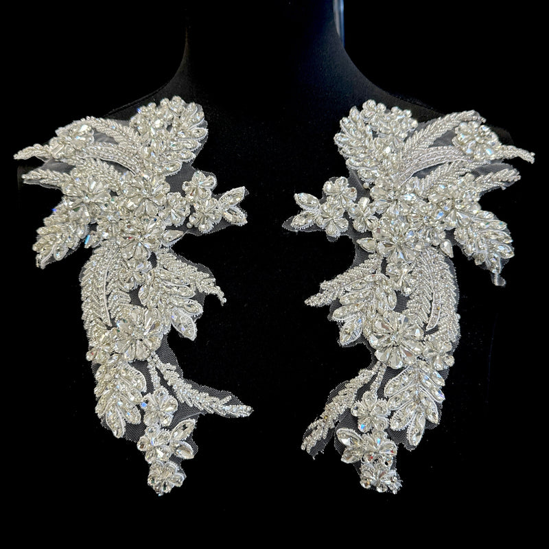Silver Rhinestone Applique