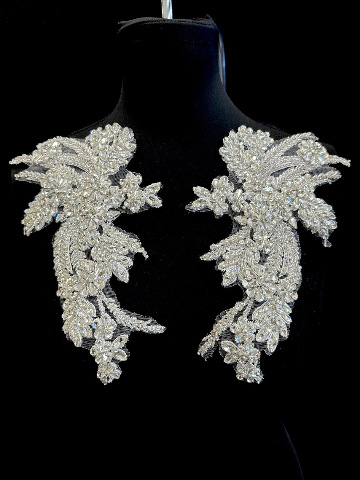 Silver Rhinestone Applique