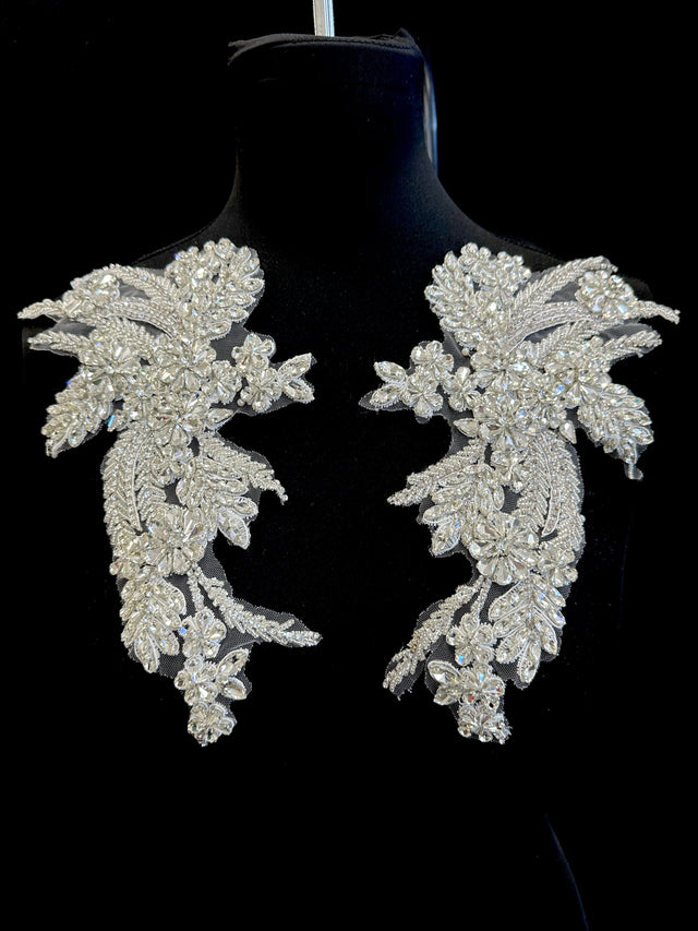 Silver Rhinestone Applique