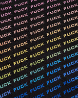 Printed Nylon Spandex Neon Graphic Text