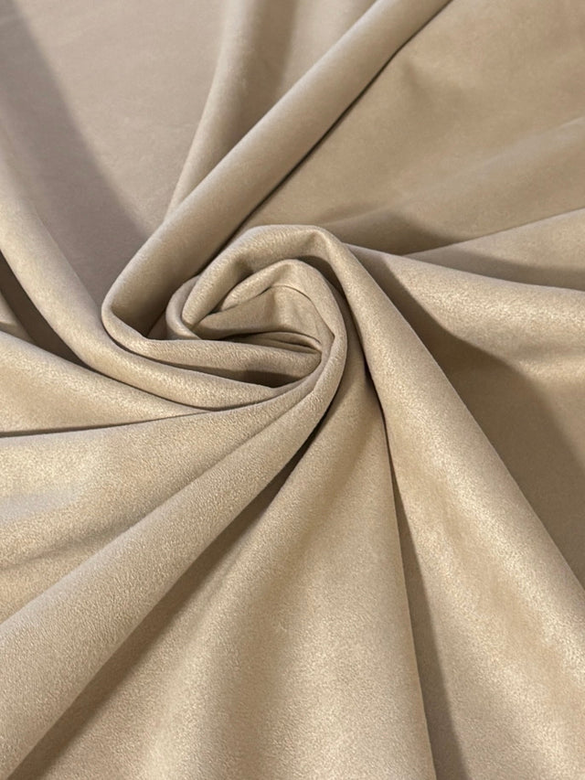 Stretch Techno Suede Tan Beige