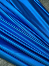 Shiny Nylon Spandex Aqua Blue