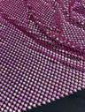 Rhinestone Mesh Pink