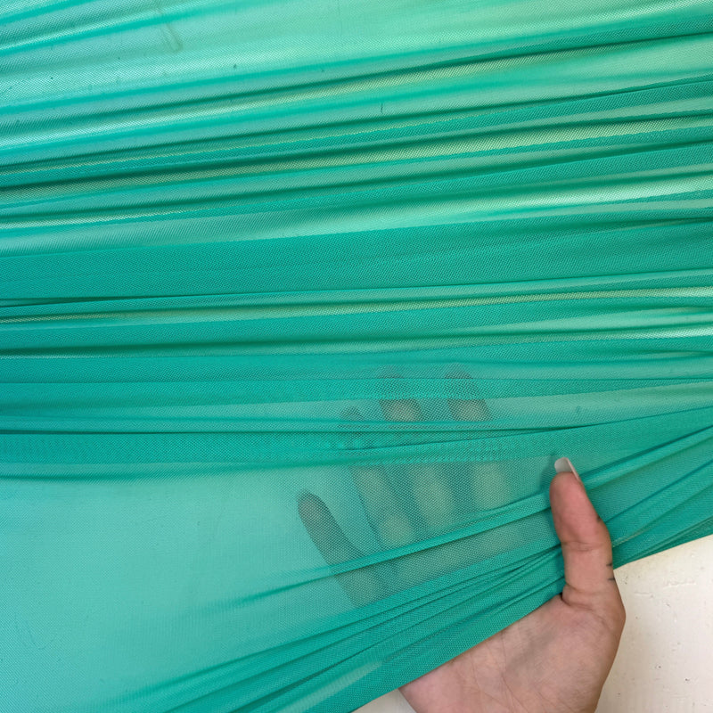 Mint Green 4-Way Stretch Power Mesh