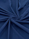 Navy Blue Cotton Jersey Spandex