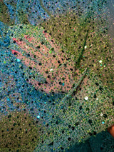 Stretch Sequin Beaded Pearl Mesh