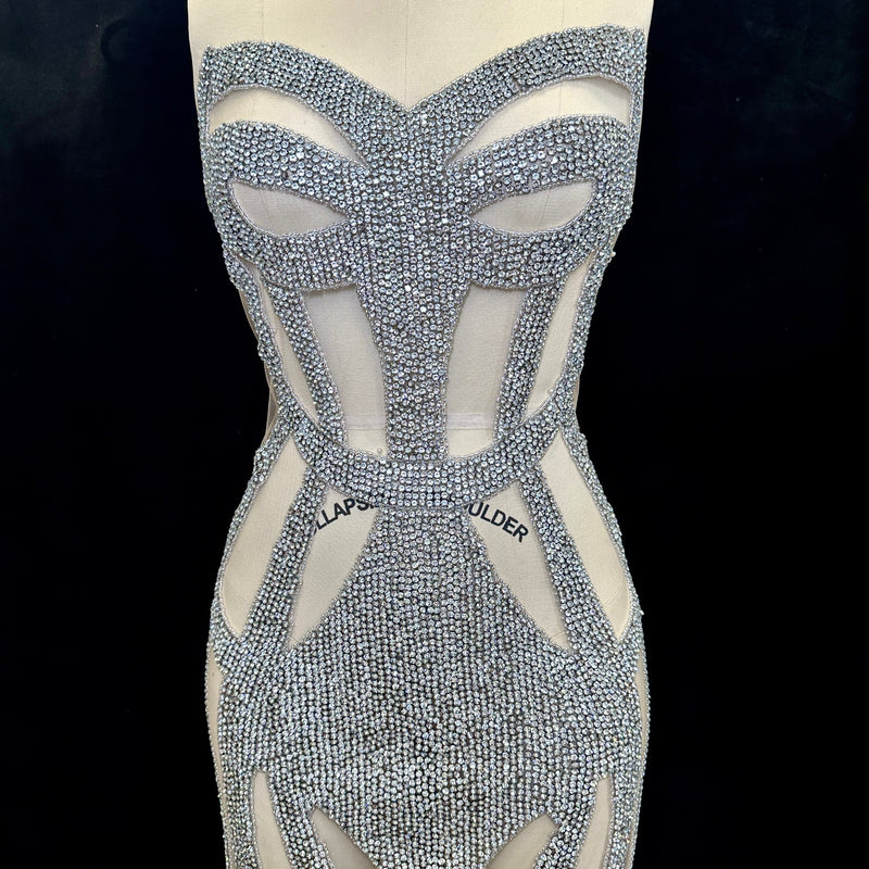 Rhinestone Bodice Applique