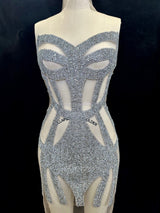 Rhinestone Bodice Applique