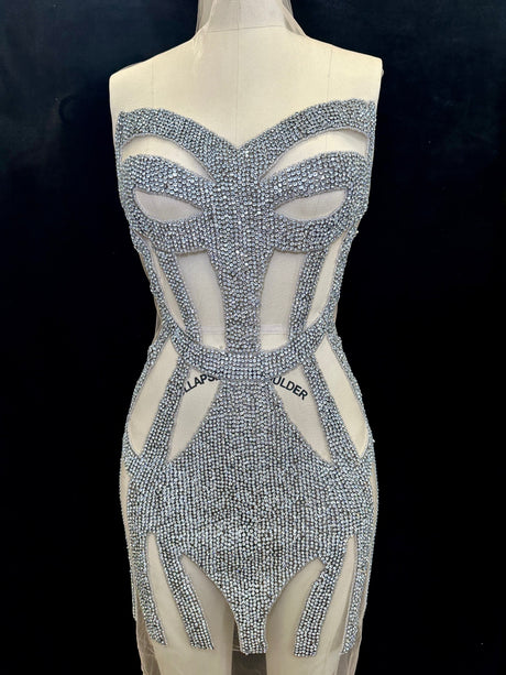 Rhinestone Bodice Applique