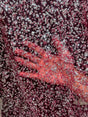Stretch Sequin Lace Red-Silver