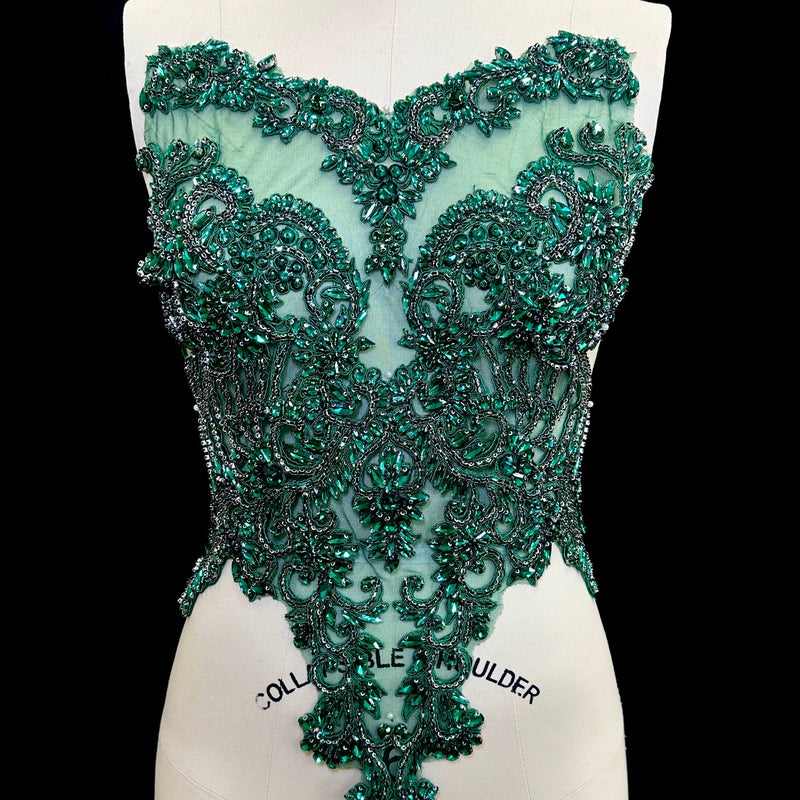 Rhinestone Bodice Applique