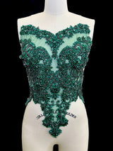 Rhinestone Bodice Applique
