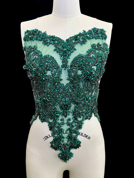 Rhinestone Bodice Applique