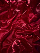 Liquid Shimmery Organza Cranberry Red