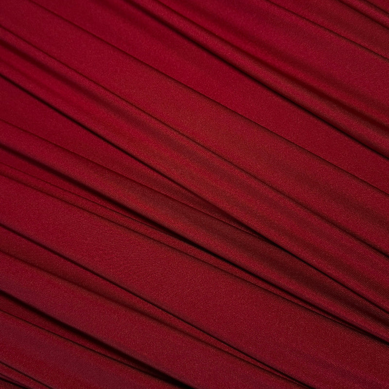 Shiny Yoga Spandex Burgundy
