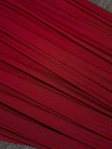 Shiny Yoga Spandex Burgundy