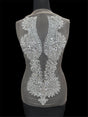Silver Rhinestone Bodice Appliqué
