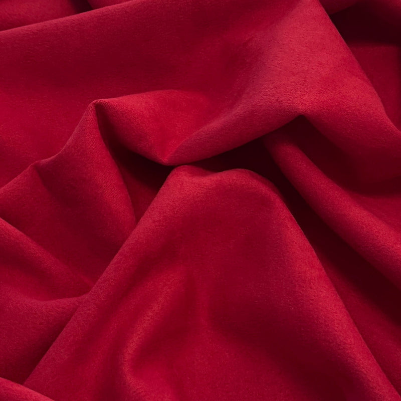 Stretch Techno Suede Red