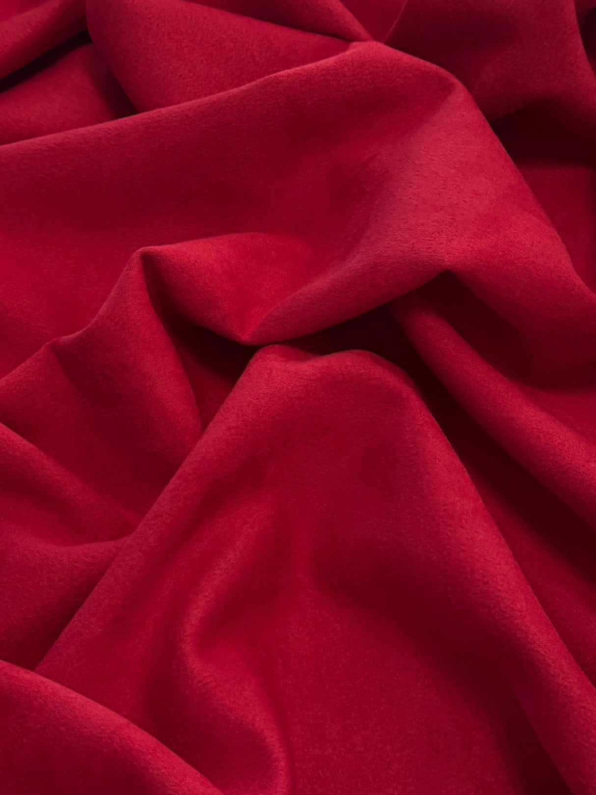 Stretch Techno Suede Red