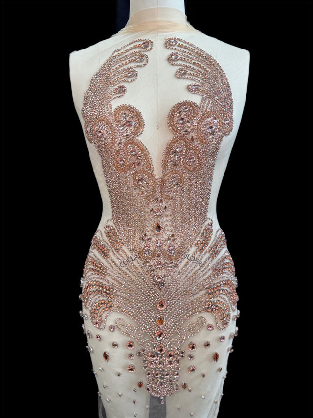 Rhinestone Bodice Applique