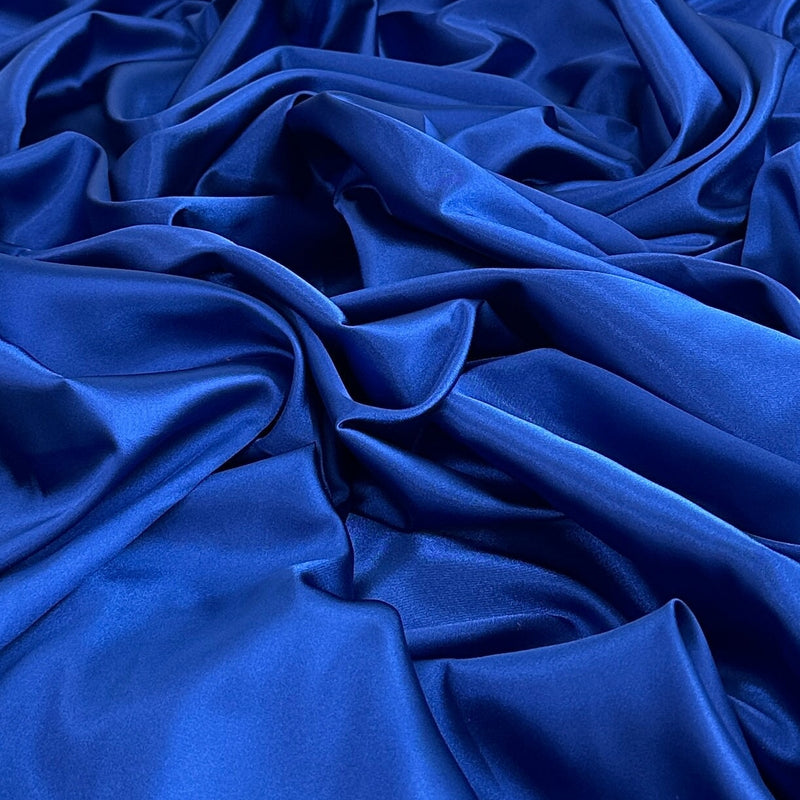 Luxury Silky Stretch Satin Royal Blue