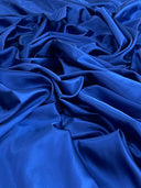 Luxury Silky Stretch Satin Royal Blue