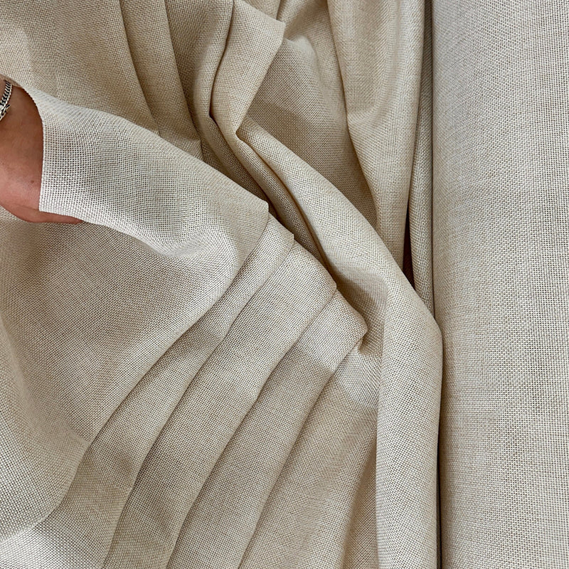 Champagne Faux Linen