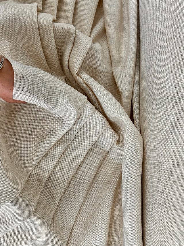 Champagne Faux Linen
