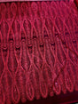Glitter Sequin Geometric Lace Red