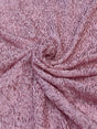 Stretch Bugle Beaded Mesh Blush Pink