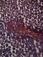 Purple Floral Chantilly Lace