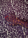 Purple Floral Chantilly Lace