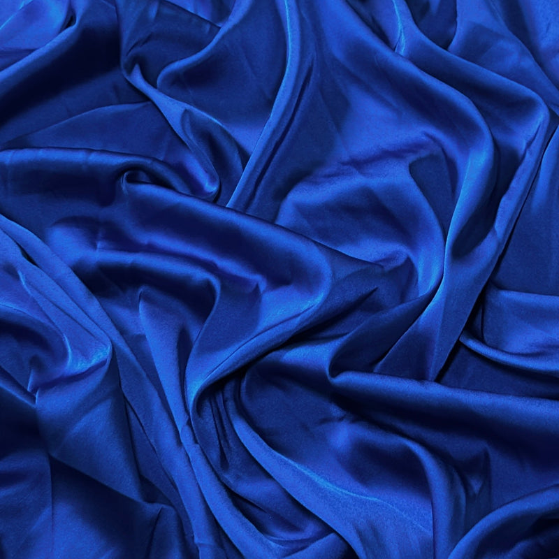 Royal Blue Stretch Crepe Back Satin