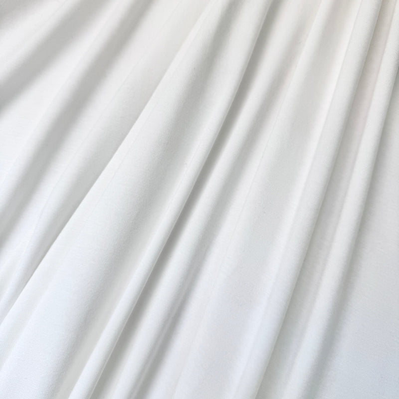 Cotton Jersey Knit White