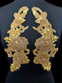 Gold Rhinestone Applique