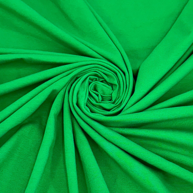 Kelly Green Cotton Jersey Spandex
