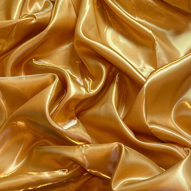 Liquid Bridal Satin Deep Gold