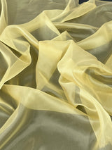 Sheer Crystal Organza Banana Yellow