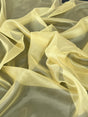Sheer Crystal Organza Banana Yellow