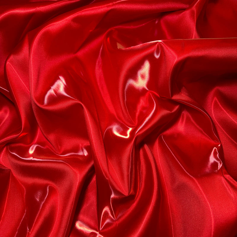 Red Liquid Bridal Satin
