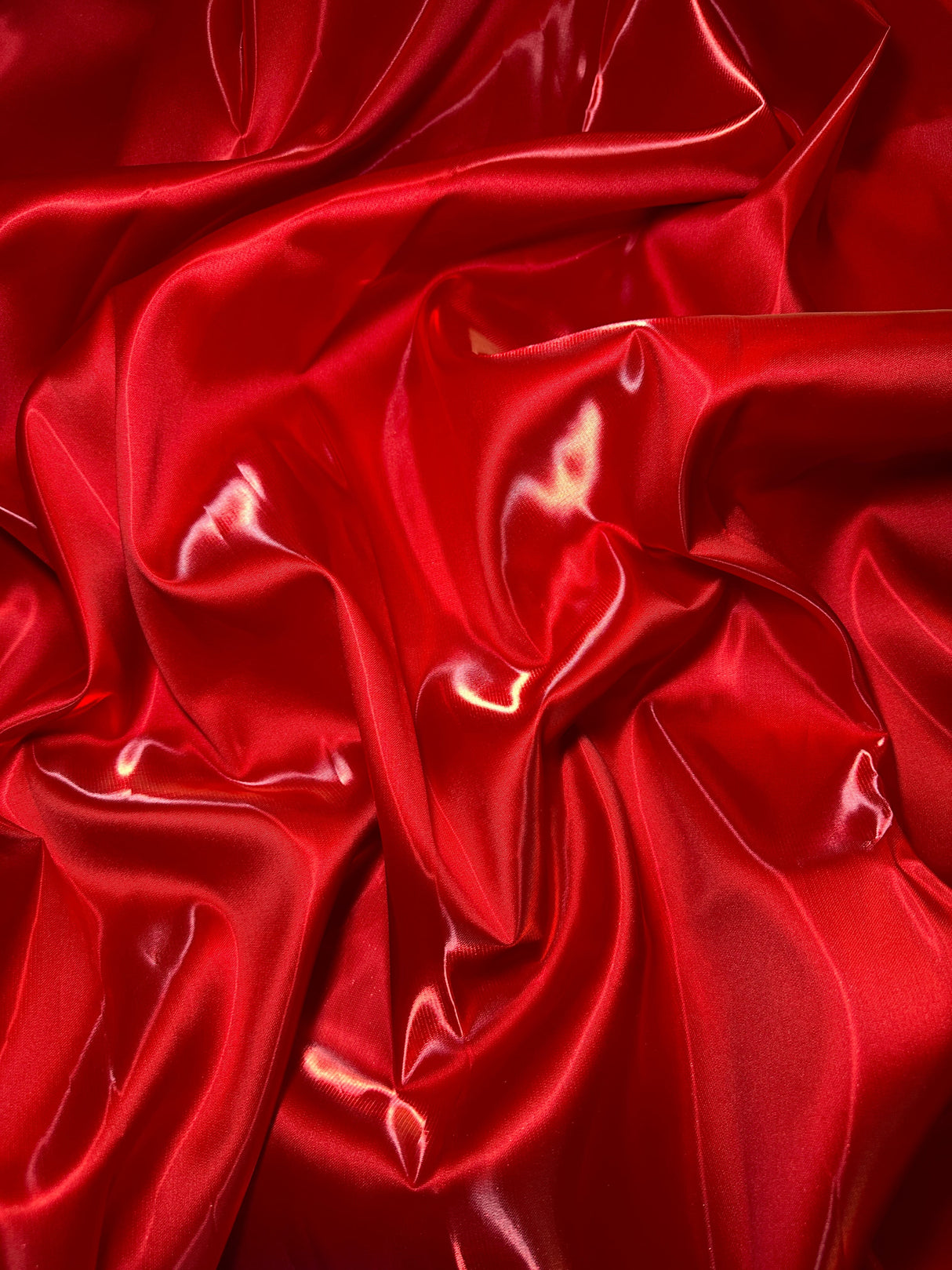 Red Liquid Bridal Satin
