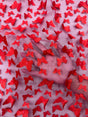 3D Butterfly Lace Red