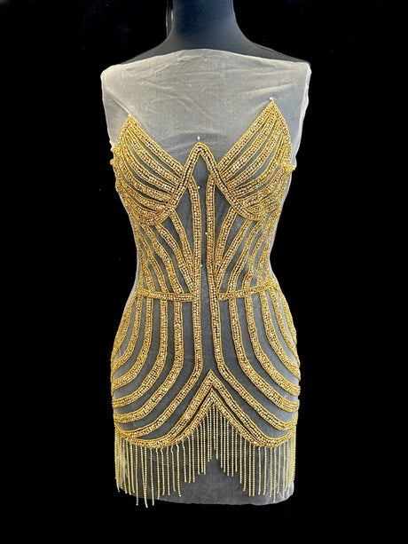 Rhinestone Bodice Applique